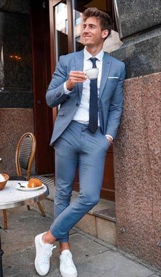 Stylish Suits For Men, Blazer Outfits Men, Mens Business Casual Outfits, Mens Fashion Blazer, Stylish Suit