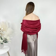 Our new metallic pashmina's are extremely soft and will keep your bridesmaids or guests warm and stylish at your wedding reception. They are great keepsake items for your bridesmaids or wedding guests as they are high quality. With how brilliantly sparkly they are, the bride can even use this as a way to stand out from the bridesmaids! Please make sure to purchase a sample if you are placing a large order to insure quality and color expectations are met. Materials: 70% Pashmina/30% Silk Dimensio Winter Wedding Pashmina Shawl, Elegant Pashmina Shawl For Fall, Elegant Winter Wedding Pashmina Shawl, Elegant Fall Pashmina Shawl, Elegant Pashmina Shawl For Evening, Formal Pashmina Shawl For Fall, Formal Winter Pashmina Shawl, Elegant Winter Pashmina Shawl, Elegant Solid Color Pashmina Scarves