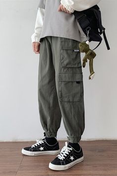 Korean Cargo Pants – Urban Streetwear Mens Cargo Pants Outfit, Korean Cargo Pants, Cargo Hoodie, Cargo Pants Sale, Streetwear Inspo, Outfit Korean, Streetwear Pants