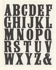 an old fashioned type of alphabet with letters and numbers