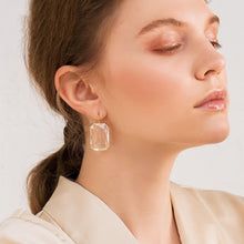 Editor's Notes: Go au naturel in this easy-to-wear pair of translucent earrings, available in three colors. Material: Resin drop earrings Colorful Stud Earrings, Pink Crystal Earrings, Clear Crystal Earrings, Classy Earrings, Dangle Earrings Wedding, Clear Earrings, Engagement Earrings, Transparent Resin, Gem Earrings