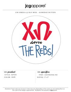 the logo for xo across the rebs is shown in red, white and blue