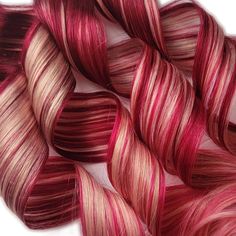 Candy Cane Features A Burgundy Red Root To A Blush Of Pink With Pastel Rose Gold The Details: 4 Piece Set Each Piece Is About 1.5" Wide Double Drawn 100% Remy Human Hair -Meaning They Not Only Look Like Real Hair, They Are Real Hair And Can Be Heat Styled, Cut And Color As You Could With Your Own Natural Hair. 16 Inches Long Add Color To Your Hair Without Damaging Chemicals And Upkeep Or Commitment To Any Colors! Also Add Volume To Your Hair As These Are Double Drawn, Remy Human Hair Extensions 16 Inch Hair, Tortoise Hair, Rhinestone Hair Comb, Hair Color Pink, Remy Hair Extensions, Metal Hair Clips, Remy Human Hair Extensions, 100 Remy Human Hair, Real Hair