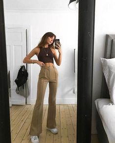 Rok Outfit, Looks Pinterest, Brown Outfit, Mode Inspo, 가을 패션, Mode Vintage, Looks Style, Mode Inspiration, Looks Vintage