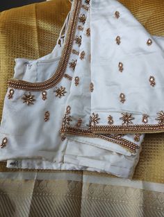 Pattu Saree Blouse Designs, Aari Blouse, Happy Birthday Cake Images, Hand Beaded Embroidery, Simple Embroidery Designs, Aari Work Blouse, Fancy Blouse, Pattu Saree, Fancy Blouses