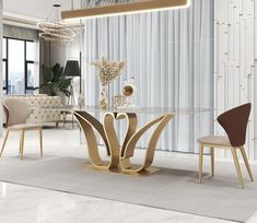 Splendid Style Gleamy Marble-Top Luxurious Dining Table Set / Lixra Tavolina Buke, Dining Table With 6 Chairs, Luxurious Dining Table, Nordic Dining Table, Table With 6 Chairs, Ethereal Elegance, Luxury Dining Table, Marble Top Dining Table, Marble Furniture