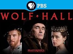 the wolf - hall movie poster with three actors