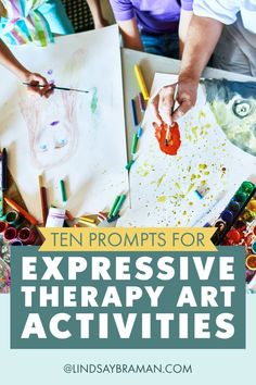 Therapeutic Art Activities, Group Therapy Activities, Therapeutic Recreation, Group Art Projects, Therapy Art, Artist Ideas, Creative Arts Therapy, Recreation Therapy