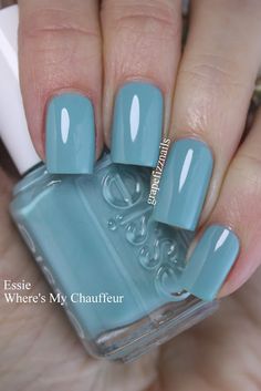 essie where's my chauffeur? Essie Mint Candy Apple, Jazzy Nails, Nails Essie, Pretty Nail Colors, Light Nails, Baddie Nails, Nail Candy, Mint Candy, Nails 2021