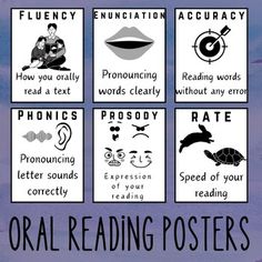 an image of oral reading posters