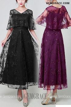 10% off now|Free shipping world-wide. Vneck Illusion Lace Wedding Party Dress With Cape Sleeves at GemGrace. Click to learn our pro custom-made service for wedding dress, formal dress. View #BridalPartyDresses for more ideas. Formal Mother Of The Bride Dress With Cape Sleeves, Mother Of The Bride Evening Dress With Lace Sleeves, Elegant Lace Dress With Cape Sleeves, Lace Evening Dress With Sheer Sleeves For Wedding, Elegant Tulle Dress For Mother Of The Bride, Tulle Mother Of The Bride Dress With Illusion Neckline, Elegant Wedding Dress With Overlay, Sheer Evening Dress For Wedding, Sheer Lace Dress For Mother Of The Bride