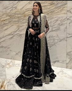 Monochromatic Dress, Shadi Dresses, Desi Outfits, Dress Designing, Velvet Dress Designs, Womens Trendy Dresses