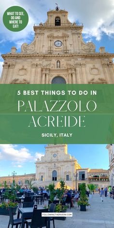 the top things to do in plaza acride, italy