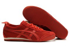 Onitsuka Tiger Mexico 66. Red. Asics Onitsuka, Tiger Shoes, Womens Red Shoes, Tiger Mexico 66, Onitsuka Tiger Mexico 66, Shelby Mustang, Mexico 66, Michael Jordan Shoes, Minimalist Shoes