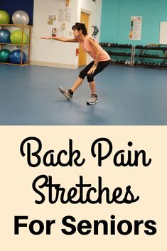 Back Pain Stretches for Seniors - Fitness With Cindy Back Pain Stretches, Yoga Handstand, Yoga For Seniors, Keto Ideas, Yoga Iyengar, Bad Posture