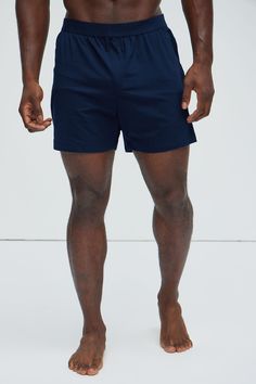 Available In Navy, Khaki, Brown, Grey and Black Elastic Waist 48% Cotton, 47% Modal, 5% Spandex Final Sale. Imported | Mens Essential Modal Boxer in Navy Blue size 2XL by Fashion Nova Casual Blue Boxer Briefs For Workout, Blue Boxer Briefs For Gym In Summer, Navy Stretch Cotton Shorts, Blue Boxer Briefs For Gym, Blue Short Length Boxer Briefs For Gym, Casual Blue Boxer Briefs With Go-dry Technology, Casual Blue Boxer Briefs With Go-dry, Casual Blue Go-dry Boxer Briefs, Sporty Fitted Cotton Swim Trunks