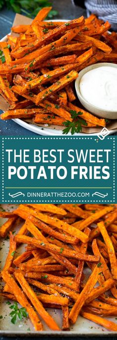 the best sweet potato fries with ranch dressing