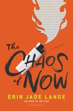 the chaos of now by errin jade lange is featured on an orange background