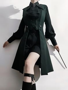 Size 			S 			M 			L 			XL 			M (Male) 		 		 			Shoulders 			35 			36 			37 			37 			38 		 		 			Bust 			84 			88 			92 			96 			98 		 		 			Waist 			68 			72 			76 			80 			81 		 		 			Full Length 			90 			92.5 			95 			96 			98 Dark Blouse, Ouji Fashion, Knight Outfit, Long Waistcoat, Prince Clothes, Dark Fairycore, Fabulous Outfits, Gilet Long, Long Vest