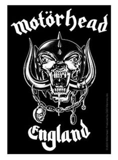 the logo for motorhead england