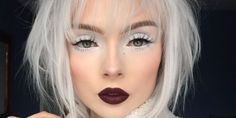 Makeup Looks Winter, Trendy Eyeshadow, White Eyeshadow, Matte Makeup, Simple Eye Makeup, Bridal Makeup Looks, Eye Photography