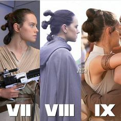 star wars characters with different hair styles and makeup looks like they are from different countries