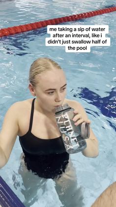 🩵stay hydrated🩵 Swimming Pictures, Swimmer Problems, Swimming World, Swim Practice