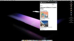 an image of a computer screen with the mac logo on it's left side