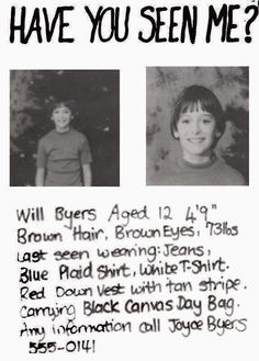 an old poster with two young boys in black and white, which says have you seen me?