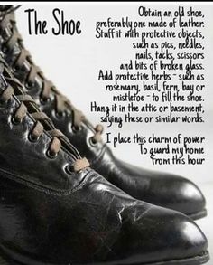 Old Shoes, Combat Boots, Leather