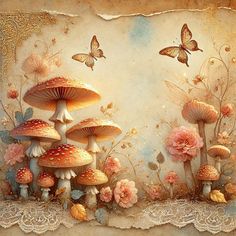 Digital Art Gallery of Magical Mushrooms 🍄🍄🍄🍄 #mushrooms Ideal #wallpapers #follow for designs  #christmas #halloween #steampunk #black #white #easter #digitalart #disneyStyle #AiArt #movies #wallpaper