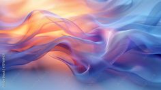 an abstract blue and orange background