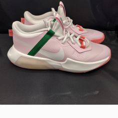 Nike Zoom Crossover Color:Pink/Green Sizes: Youth: Size 6, 6.5 & 7 Women's 7.5, 8, 8.5 Condition: New Are You New To Poshmark? If Yes,Save $10 Off Your First Purchase By Using Referral Code: Thefamilybiz365 Https://Posh.Mk/4apg9l3pteb Summer, Kids Girls, Princess, All Season, Shoes, Athletic, Sale, Girlie Girl, School, Vacation, Beach, Back To School Sale, Homeschooling Pink Basketball Shoes For Spring Streetwear, Casual Mid-top Pink Basketball Shoes, Casual Pink High-top Basketball Shoes, Sporty Pink Basketball Shoes For Spring, Pink Sporty Basketball Shoes, Casual Pink Basketball Shoes, Pink Mid-top Sporty Basketball Shoes, Pink Mid-top Basketball Shoes, Sporty Pink Mid-top Basketball Shoes