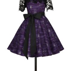 Nwt Chick Star Purple Atomic Dress Size 3xl(3x Bust: 52-54"Waist: 46-48") . I Would Say It Fits Like A 20-22. It Was Way A More Generous Fit Than I Was Expecting So I Sized Up. It Is Just Too Big. Great Dress With A Wide Black Sash Belt And Lace Sleeves. Body Fabric: 100% Cotton Lace Fabric: 97% Cotton, 3% Spandex. Pet Friendly Non Smoking Home. Has Been Stored In Plastic Since I Got It. Marrige Dress, Forever 21 Black Dress, Star Purple, Cotton Lace Fabric, Maternity Midi Dress, Scalloped Dress, Maxi Gown Dress, Batik Dress, Ruched Bodycon Dress