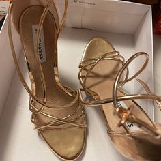 Gold Heels Never Worn With Box Gold Heels Short, Hoco 2024, Heels Short, Shoes Steve Madden, Steve Madden Heels, Gold Heels, Senior Year, Steve Madden Shoes, Brown Gold