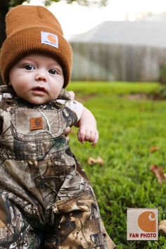 There’s Nothing Cuter Than a Little Guy in Camo Country Baby Boy, Camo Baby, Hunting Clothes, Baby Outfits