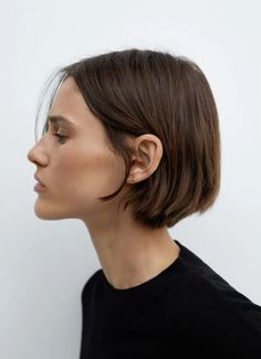 High Fashion Haircut, Mini Bob, Short Haircut, 가을 패션, Short Bob Hairstyles, Fine Knit, Hair Today, Hair Dos