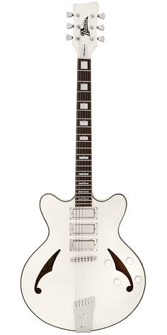 an electric guitar is shown on a white background