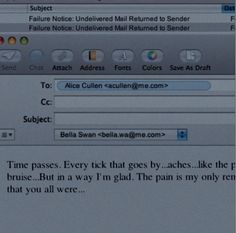 an email message is displayed on the computer screen