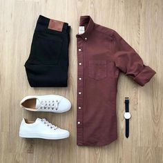 Outfit Grid, Mens Casual Dress, Men Fashion Casual Outfits, 가을 패션, Mens Fashion Trends