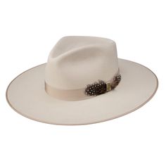 Midtown Firm Wool Felt Wide Brim Fedora by Stetson – DapperFam.com Western Boater Hat With Curved Brim In Fur Felt, Western Brimmed Hat For Kentucky Derby, Western Fur Felt Boater Hat With Curved Brim, Flat Crown Hats For Kentucky Derby And Rodeo, Kentucky Derby Hats With Flat Crown For Country Events, Western Style Brimmed Fur Felt Panama Hat, Western Style Brimmed Panama Hat In Fur Felt, Western Felt Hat With Flat Crown For Kentucky Derby, Western Style Boater Hat With Flat Crown For Rodeo