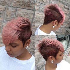 Black Hair Short Cuts, Short Sassy Hair, Sassy Hair, Pixie Cut Wig, Cute Hairstyles For Short Hair, Hair Tutorials, Short Hair Styles Pixie, Hairstyles Ideas, Black Girls Hairstyles