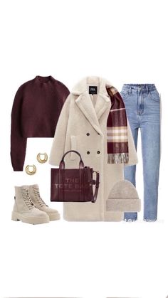 Winter Fashion Outfits Casual, White Coat, Looks Chic, Autumn Outfit, Fashion Mode, Casual Style Outfits, Outfit Casual, Lookbook Outfits, Winter Fashion Outfits