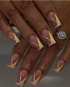 Ny Nails, Nagel Tips, French Tip Acrylic Nails, Work Nails