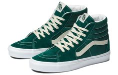 VN0A4BVTBGN Vans Verdes, Tennis Vans, Tenis Vans, Skater Shoes, Vans Store, Retro Sport, White Vans, Vans Sk8 Hi, High Top Vans