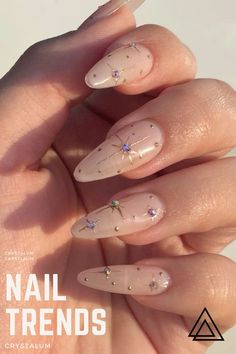 Shine bright like a star ✨ These nails are bright, metallic and beautiful. We love the hint of gold. Try these out using brand new Crystalum tools. Europe Nails Travel, Travel Nails, Vacay Nails, Nyc Nails, Nail Polish Nail Art, 2024 Nails, Short Coffin, Purple Nail, Sparkle Nails