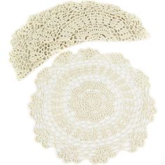 PRICES MAY VARY. Material - Cotton, washable and reusable Handmade crochet lace and floral design - Harmonious with dishes or other tabletop items Use as placemats or ideal for dressing up your serving tray Includes 4 pieces Size: 30 x 30 cm / 12 x 12 inch (L x W); Dimensions may vary slightly within 8 % due to its nature of hand crochet process With this handmade knitted lace and floral design, kilofly Crochet Cotton Lace Table Placemats Doilies reveal and enhance the natural beauty of a table, Knitted Lace, Lace Table, Table Placemats, Classic Kitchens, Craft Diy, Handmade Knitting, Crochet Doilies, Cotton Lace, Crochet Lace