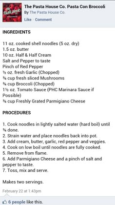 the recipe for spaghetti sauce on facebook