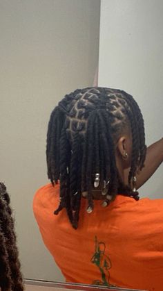 #hair #hairstyles #black #locstyles #locs #locstylesforwomen #locstylesforkids #locstylesformen #twostrandtwists #mediumlengthhairstyle #mediumlocstyle #locbangs Loc Styled For Women, Loc Styles For Studs, 4c Locs Styles, Small Loc Styles, Hairstyles Dreads, Loc Styles Retwist, Fancy Loc Styles, Hairstyles Locs, Locs Retwist Style