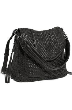 Aimee Kestenberg All For Love Woven Leather Shoulder Bag | Nordstrom Black Leather Woven Hobo Bag, Luxury Woven Satchel Shoulder Bag, Leather Intrecciato Weave Crossbody Shoulder Bag, Chic Woven Leather Crossbody Satchel, Luxury Leather Woven Shoulder Bag, Chic Crossbody Satchel With Woven Leather, Travel Intrecciato Weave Crossbody Satchel, Woven Leather Hobo Satchel Bag, Travel Satchel In Woven Leather, Crossbody Style